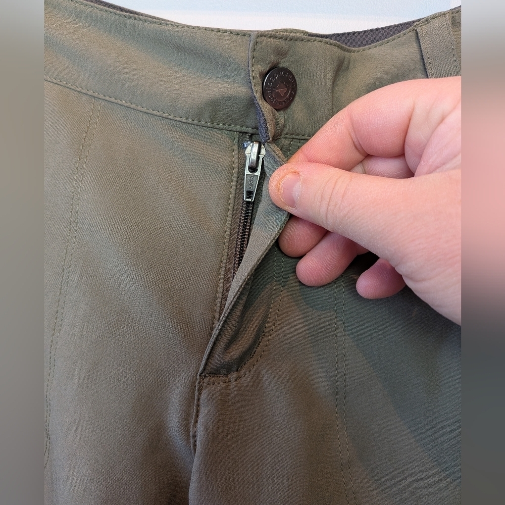 PATAGONIA Outdoor Women Kaki Short Size 6 Activewear - Picture 2 of 10